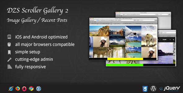 Scroller Gallery 2 v1.41 - Recent Posts Teaser WordPress