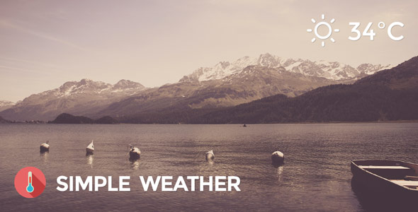 Weather WordPress Shortcode & Widget v4.0.3 - Simple Weather Plugin