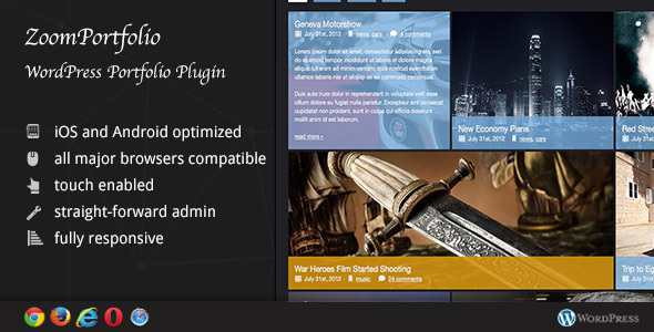 ZoomFolio v4.80 - WordPress Portfolio Plugin