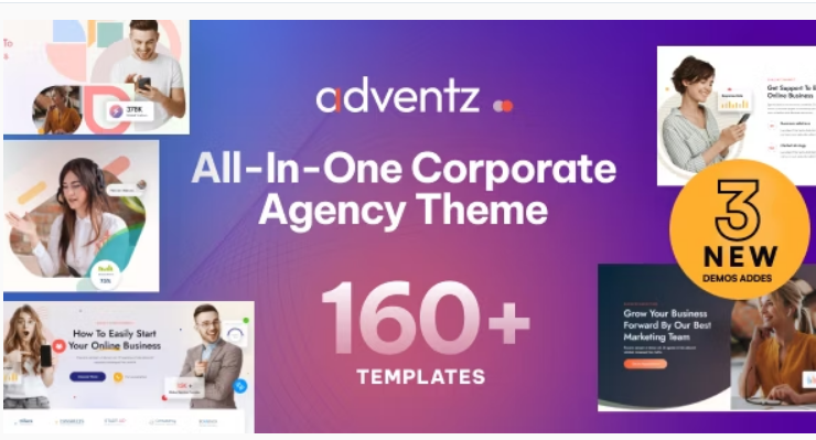 Adventz - Corporate Business WordPress Theme