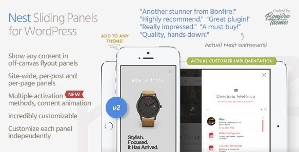 Nest - Flyout Sliding Panels for WordPress Nulled
