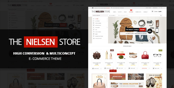 Nielsen – E-commerce WP Theme Nulled