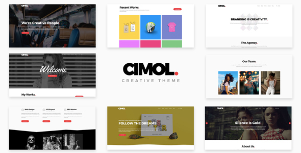 Cimol - Responsive One & Multi Page Portfolio Theme Nulled