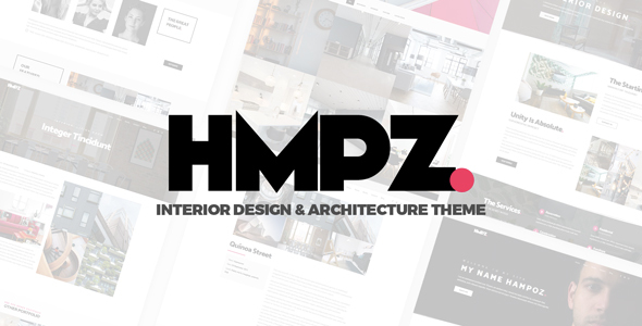 Hampoz - Responsive Interior Design & Architecture Theme Nulled