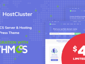 HostCluster - WHMCS Hosting WordPress Theme Nulled