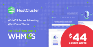 HostCluster - WHMCS Hosting WordPress Theme Nulled