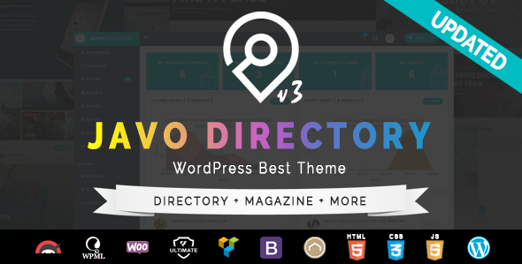 Javo Directory WordPress Theme Nulled
