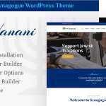 Hanani - Jewish Community & Synagogue Theme