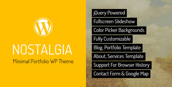 Nostalgia v7.2 - Responsive Portfolio WordPress Theme