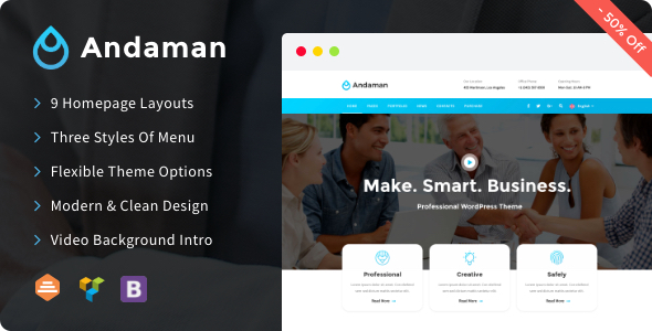 Andaman v1.0.9 - Creative & Business WordPress Theme