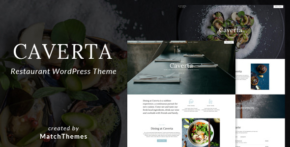 Caverta - Fine Dining Restaurant WordPress Theme