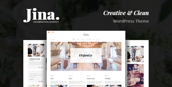 Jina v1.5 - Celebration Agency Theme