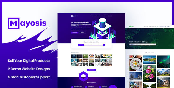 Mayosis v2.5.0 - Digital Marketplace WordPress Theme