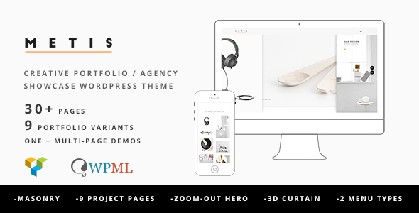 Metis v1.4.4 - Portfolio / Agency WordPress Theme