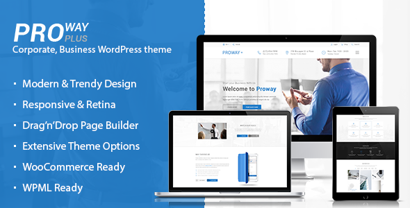 ProWay Plus v1.1.9 - Business, Finance WordPress theme