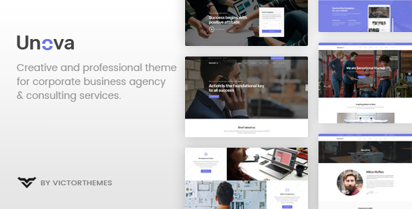 Unova v1.5 - Consulting Business WordPress Theme