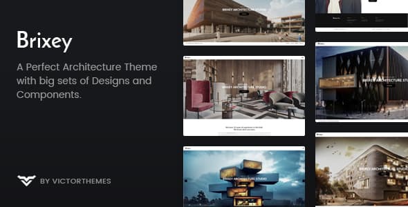 Brixey v1.4.1 - Responsive Architecture WordPress Theme