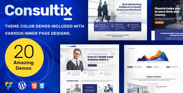 Consultix - Business Consulting WordPress Theme