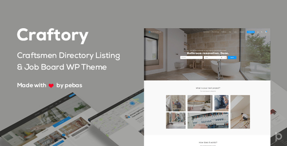 Craftory v1.3.0 - Directory Listing Job Board Theme