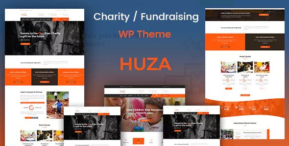 Huza v1.4 - Charity/Fundraising Responsive Theme