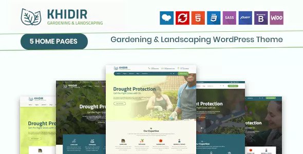 Khidir v1.0 - Gardening & Landscaping WordPress Theme