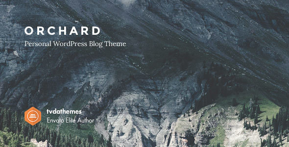 Orchard v1.0.6 - Personal WordPress Blog Theme