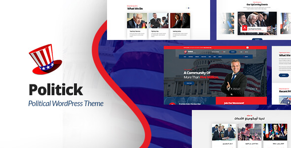 Politick v1.1 - Political Responsive WordPress Theme