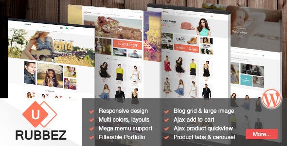 Rubbez v1.8.1 - WooCommerce & Corporate WordPress Theme