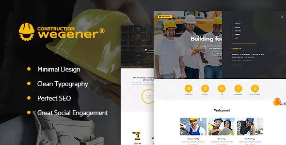 Wegener v1.1 - Construction & Engineering WordPress Theme