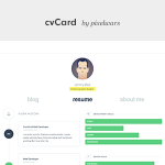 cvCard WP v1.4.0 - Responsive vCard WordPress Theme