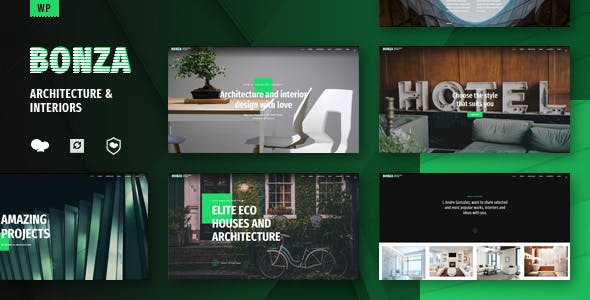 Bonza v1.1 - Architecture & Interior WordPress Theme