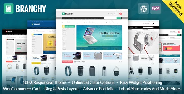 Branchy v1.0 - WooCommerce Responsive Theme