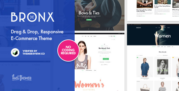 Bronx v2.0.0 - Responsive Drag & Drop WooCommerce Theme