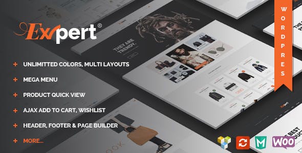 Expert v1.2 - Clean eCommerce WordPress Theme