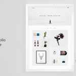 Glacier v1.0 - Minimal WordPress Portfolio Theme