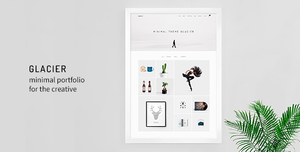 Glacier v1.0 - Minimal WordPress Portfolio Theme