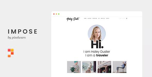 Impose Blog v1.1.1 - A WordPress Blog Theme For Bloggers