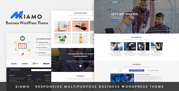 Kiamo v1.1.1 - Responsive Business Service WordPress Theme