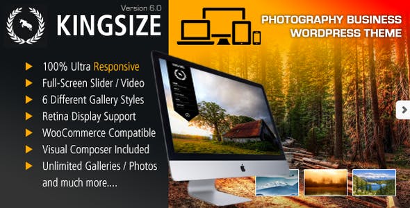 King Size v6.0 - Fullscreen Background WordPress Theme