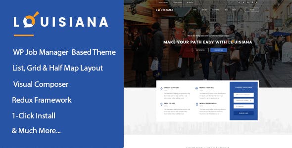 Louisiana v1.1 - Responsive Listing Directory Theme