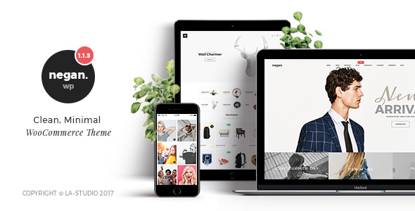 Negan v1.2.8 - Clean, Minimal WooCommerce Theme