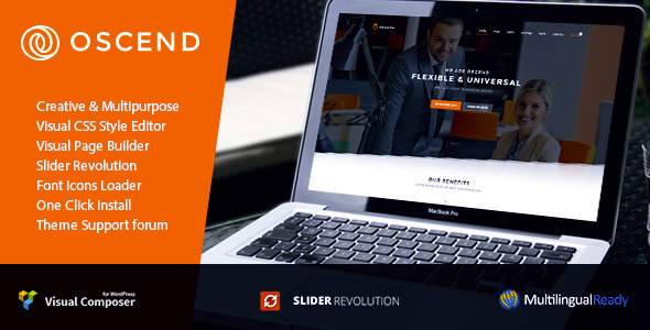 Oscend pluse v2.05 - WordPress Theme