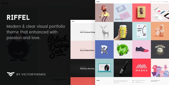 Riffel v1.5 - A Bold & Rich Portfolio Theme