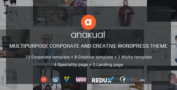 Anakual v1.1 - Multipurpose Corporate and Creative