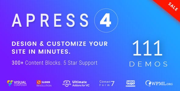 Apress v4.5.6 - Responsive Multi-Purpose Theme