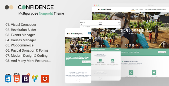 Confidence v3.2.6 - Multipurpose Nonprofit Theme