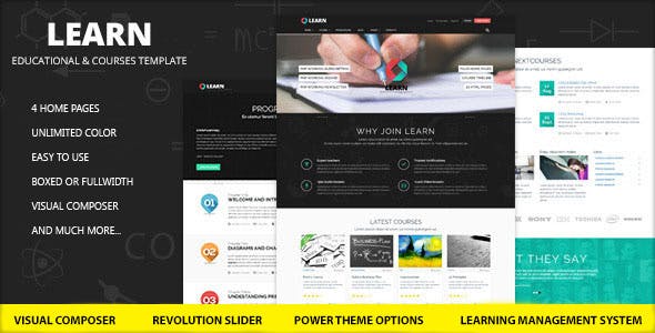 Learn v1.0.9.1 - Education, eLearning WordPress Theme