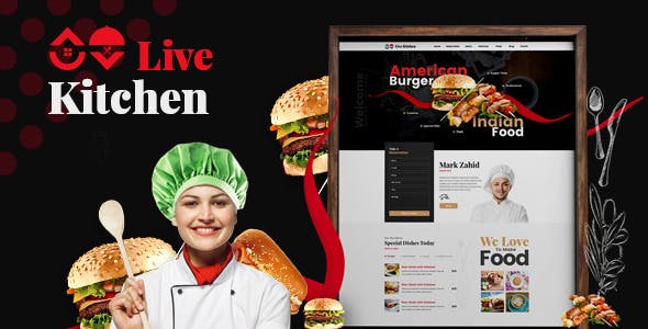 Livekitchen v2.0 - Restaurant Cafe WordPress Theme