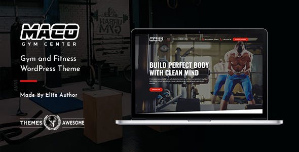 Maco v1.2 - Gym and Fitness WordPress Theme