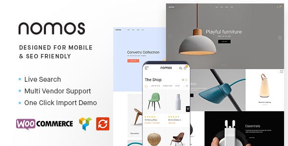 Nomos v2.3.1 - Modern AJAX Shop Designed For Mobile And SEO Friendly